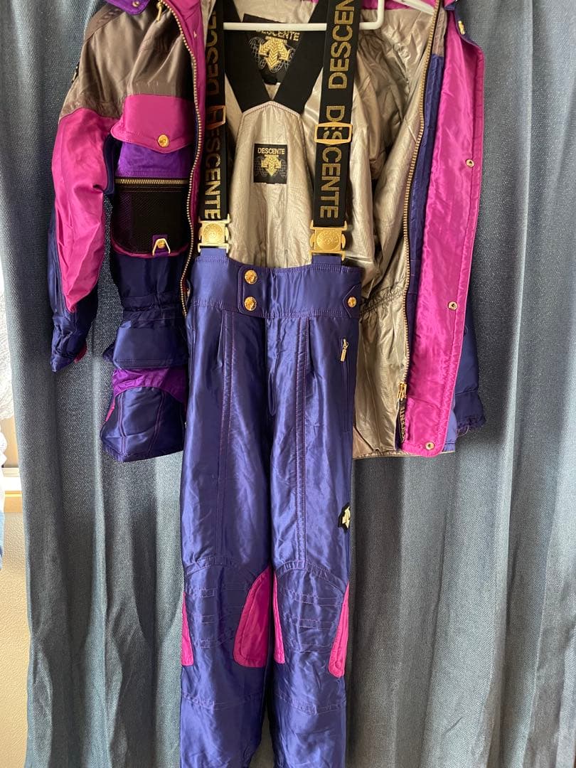 DESCENTE ヴィンテージスキーウェア セットアップ　Lサイズ
