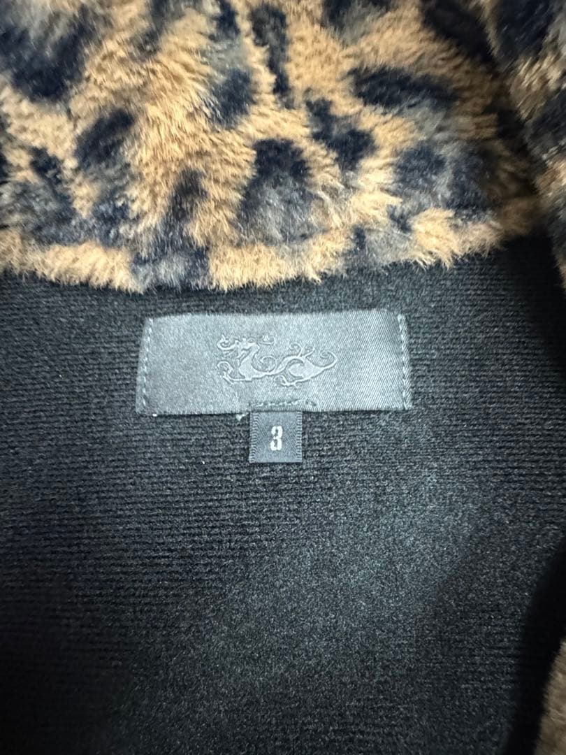 値下げ　ダンスウィズドラゴン　ヒョウ柄ジャケットとパンツセット　3