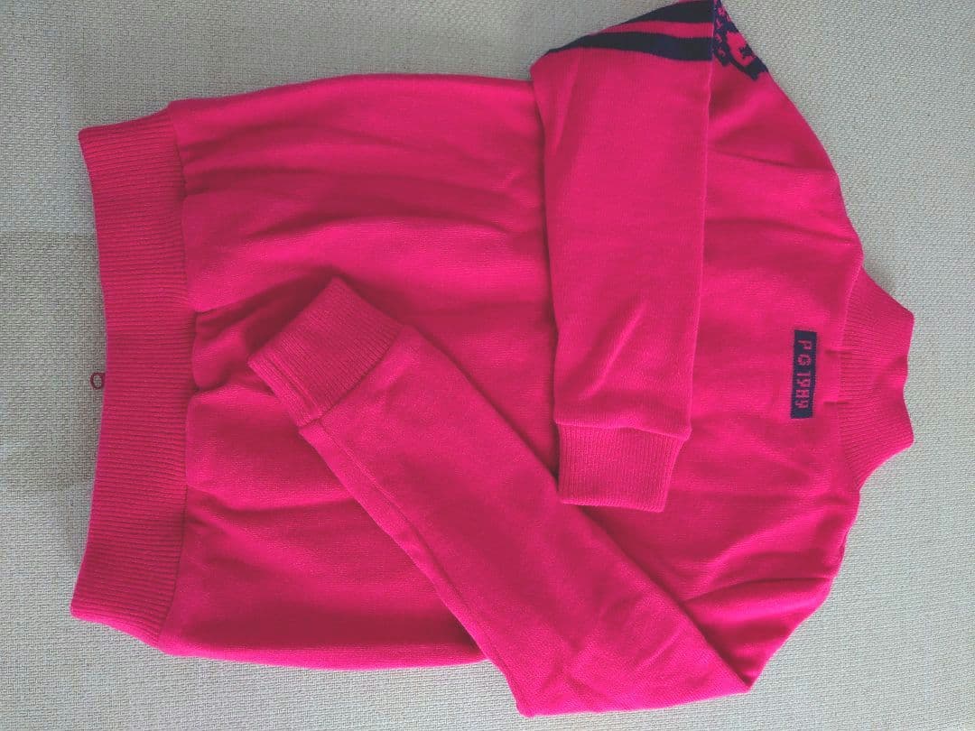 PEARLY'S ピンク フルジップセーター