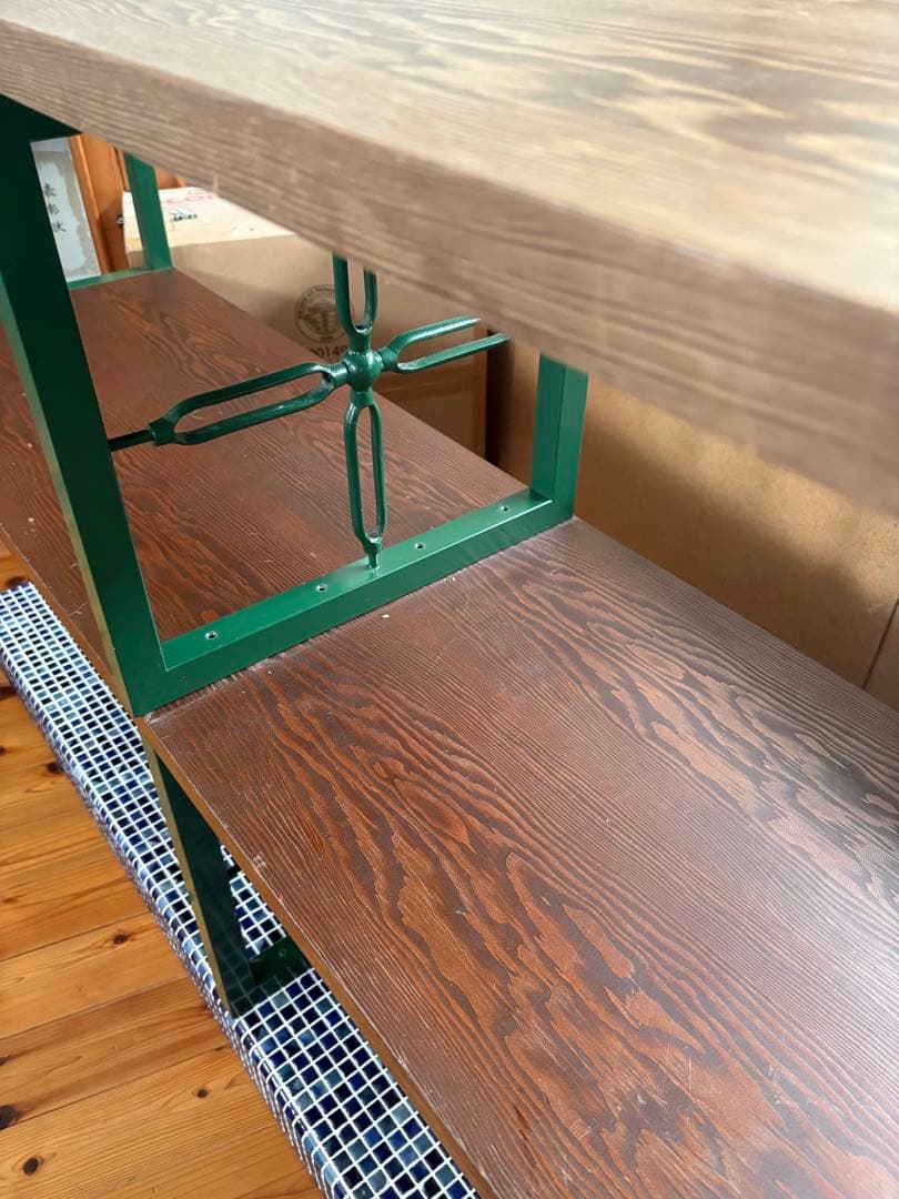 m*様 アイアン家具　造作　店舗　什器　棚　タイル　おしゃれ 棚