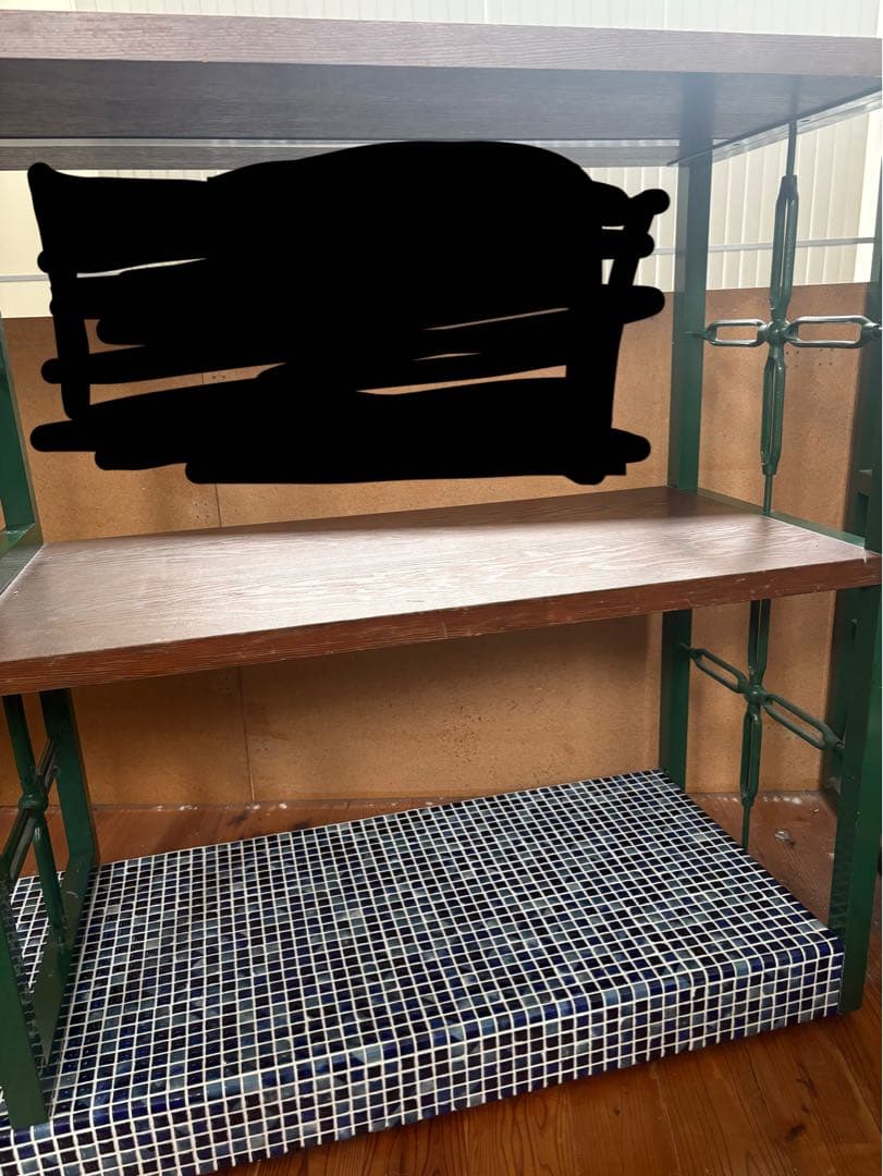 m*様 アイアン家具　造作　店舗　什器　棚　タイル　おしゃれ 棚