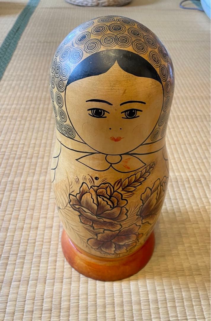ソ連　作家作品　入れ子　手描き　アンティーク　マトリョーシカ　12体
