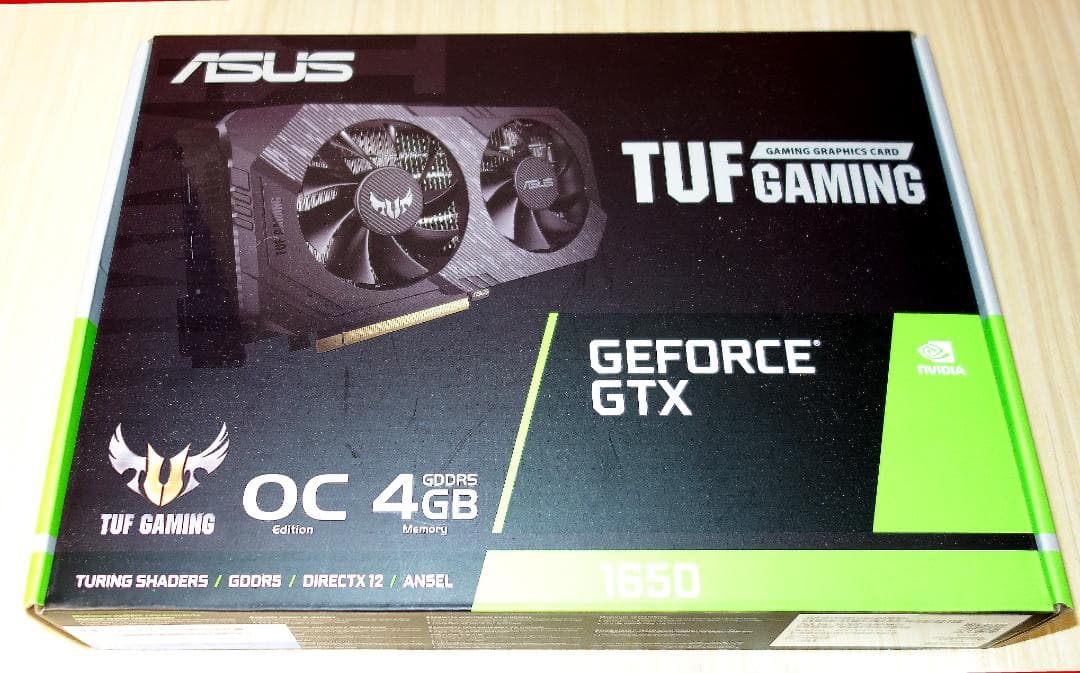 グラフィックボード・グラボ・ビデオカード ASUS TUF Gaming GeForce GTX 1650 OC 4GB