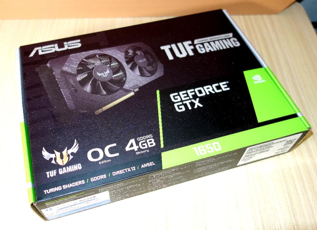グラフィックボード・グラボ・ビデオカード ASUS TUF Gaming GeForce GTX 1650 OC 4GB