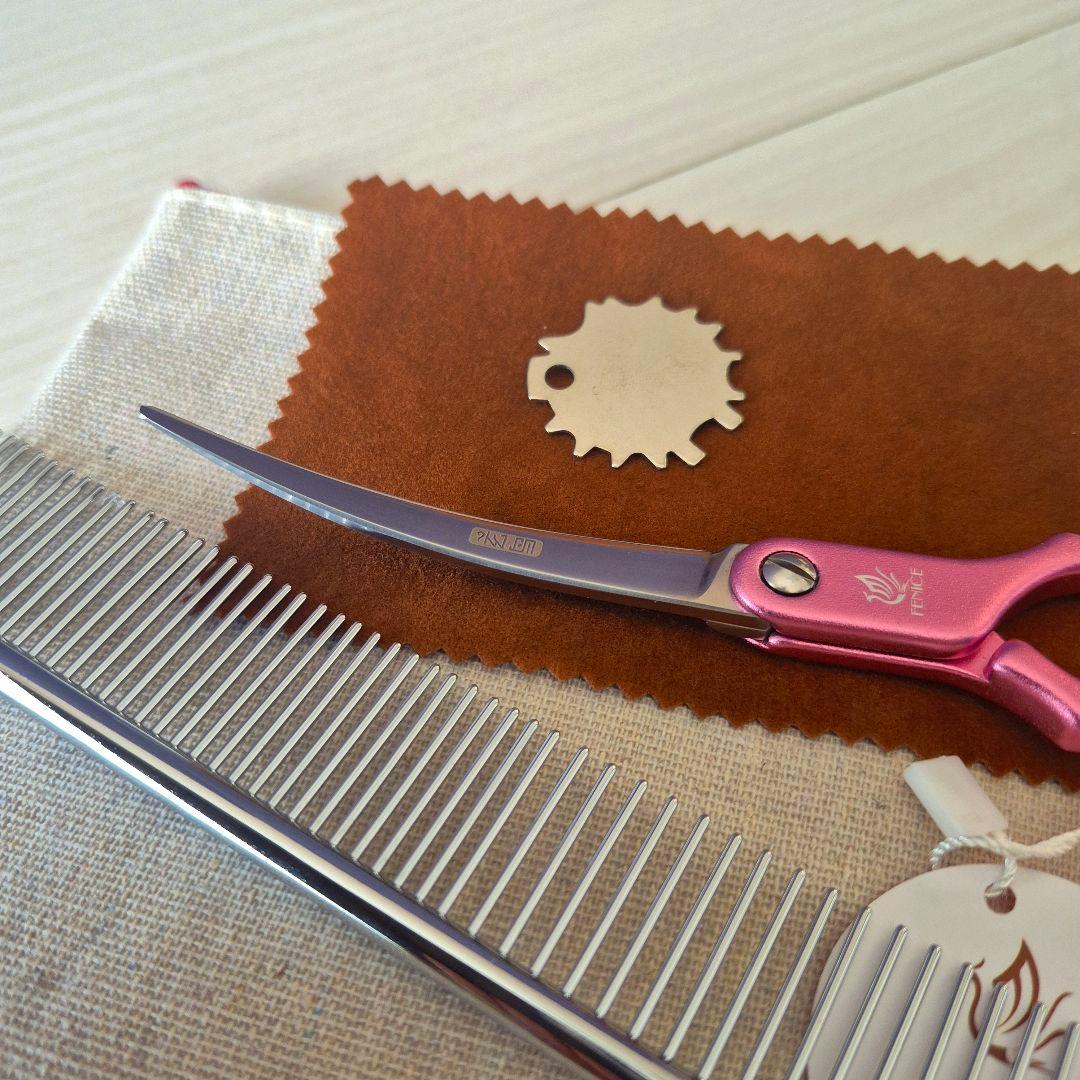 新品★フェニーチェ 6 in★軽量アルミカーブシザー★トリミングシザー