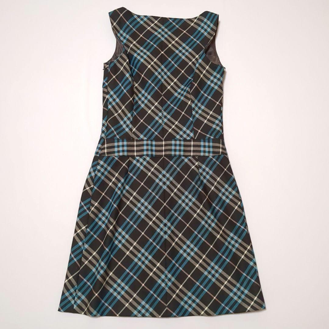 バーバリーブルーレーベル ノースリーブ ワンピース プリーツ