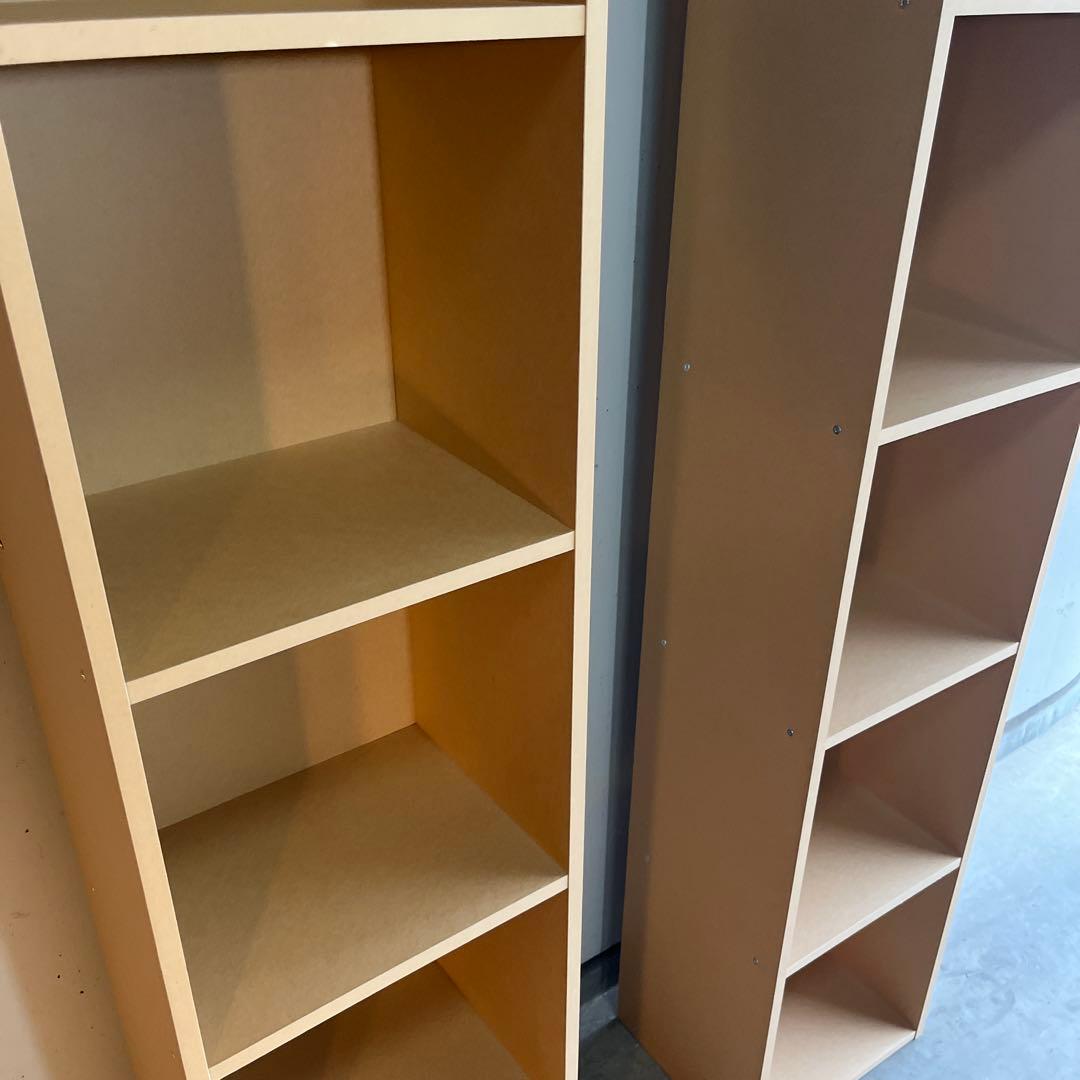 美品・廃盤希少★無印 パルプボードボックス・タテヨコＡ４サイズ・５段 ２個セット