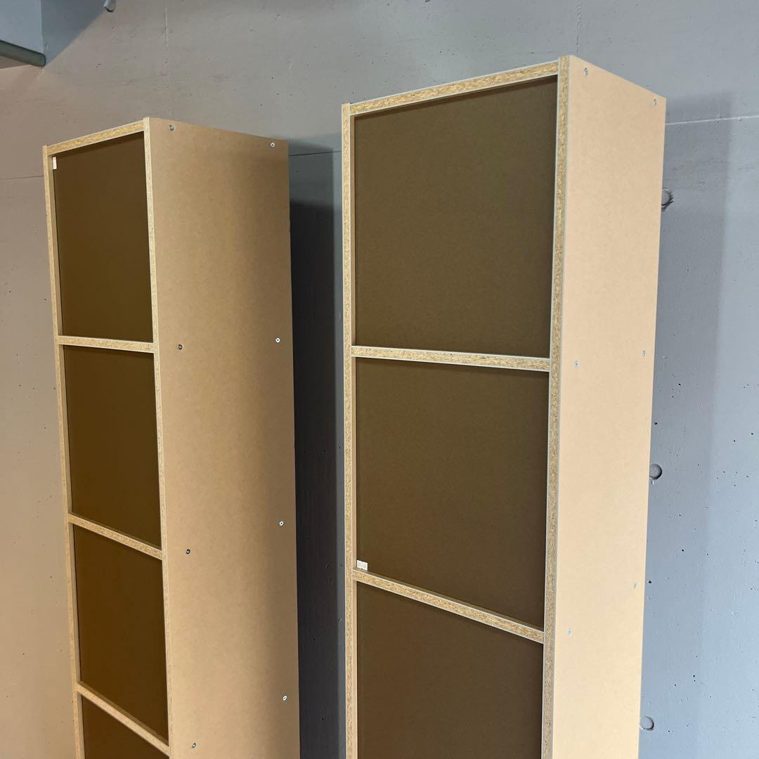 美品・廃盤希少★無印 パルプボードボックス・タテヨコＡ４サイズ・５段 ２個セット