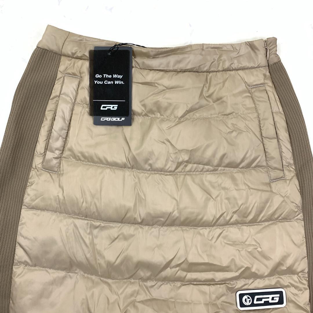 LA7736 新品タグ付き CPGGOLF ダウンタイトスカート ベージュ ３