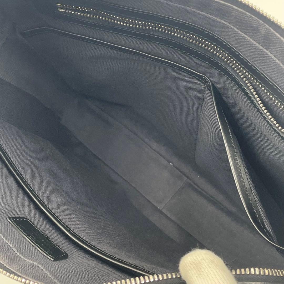 【極美品】FERRAGAMO オールレザー ブリーフケース トート 肩掛け 黒