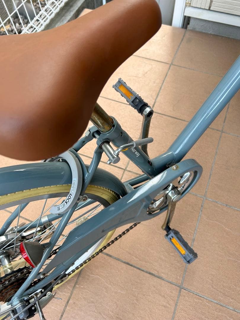 【直接引渡限定】子供用自転車22インチブルーグレー