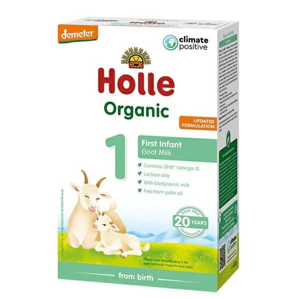 ホレ Holle ヤギ オーガニック 粉ミルク Step1 x 2箱セット