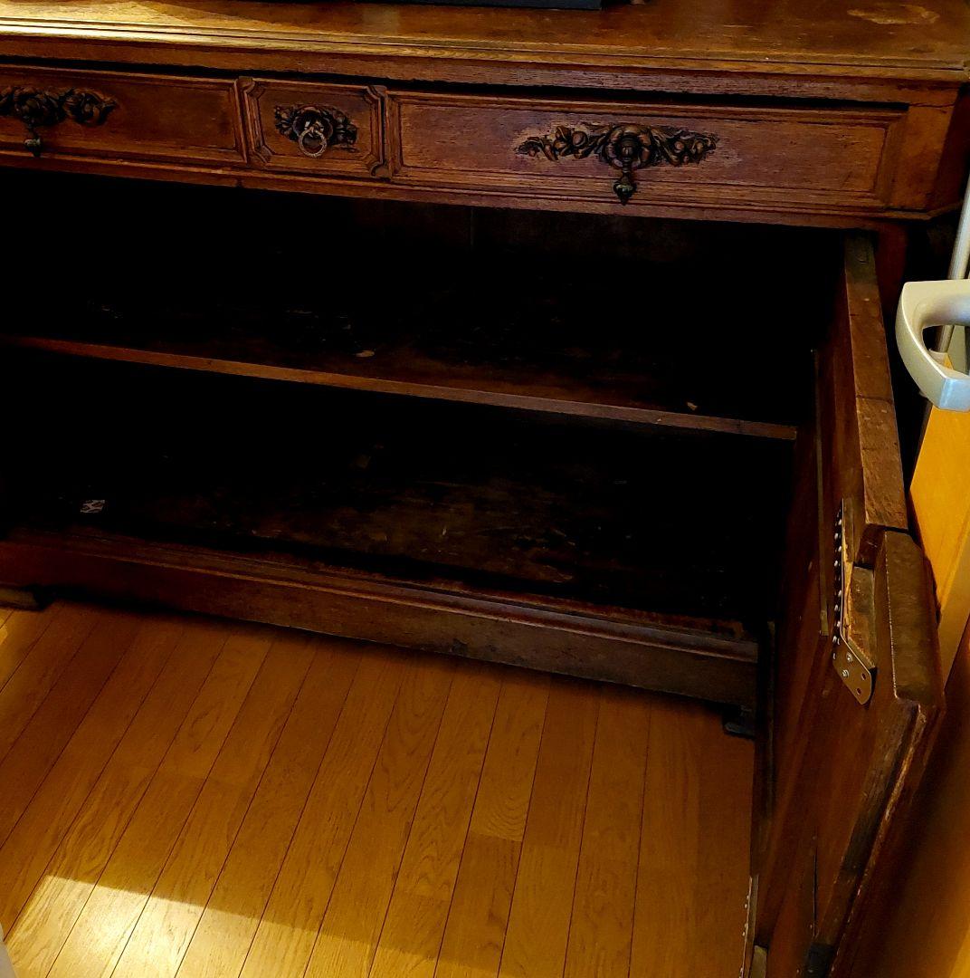 家具 アンティーク ヴィンテージ フランス カップボード 棚 動物ワイルド 高級