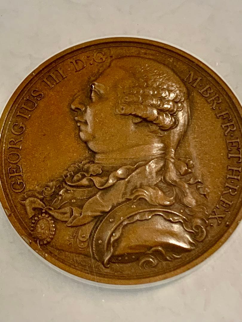 ジョージ3世 ヒストリカルメダル アミアンの平和　1802年