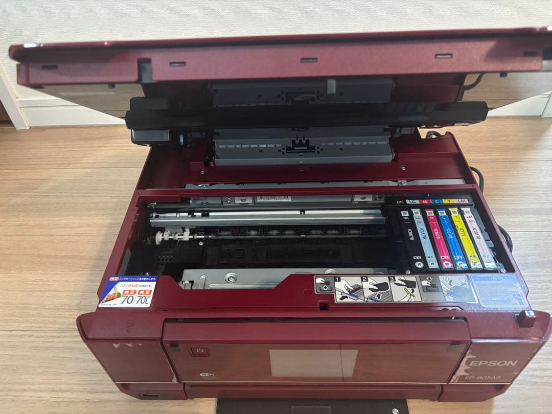 さかなEPSON EP-805AR ジャンク品、IC70 インクセット