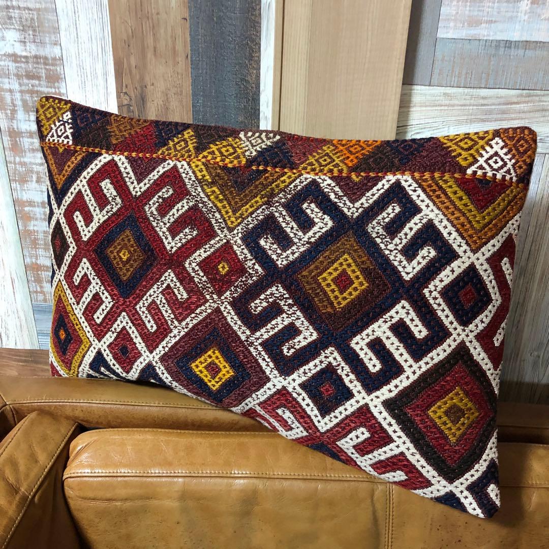 アンティークキリムクッションカバー