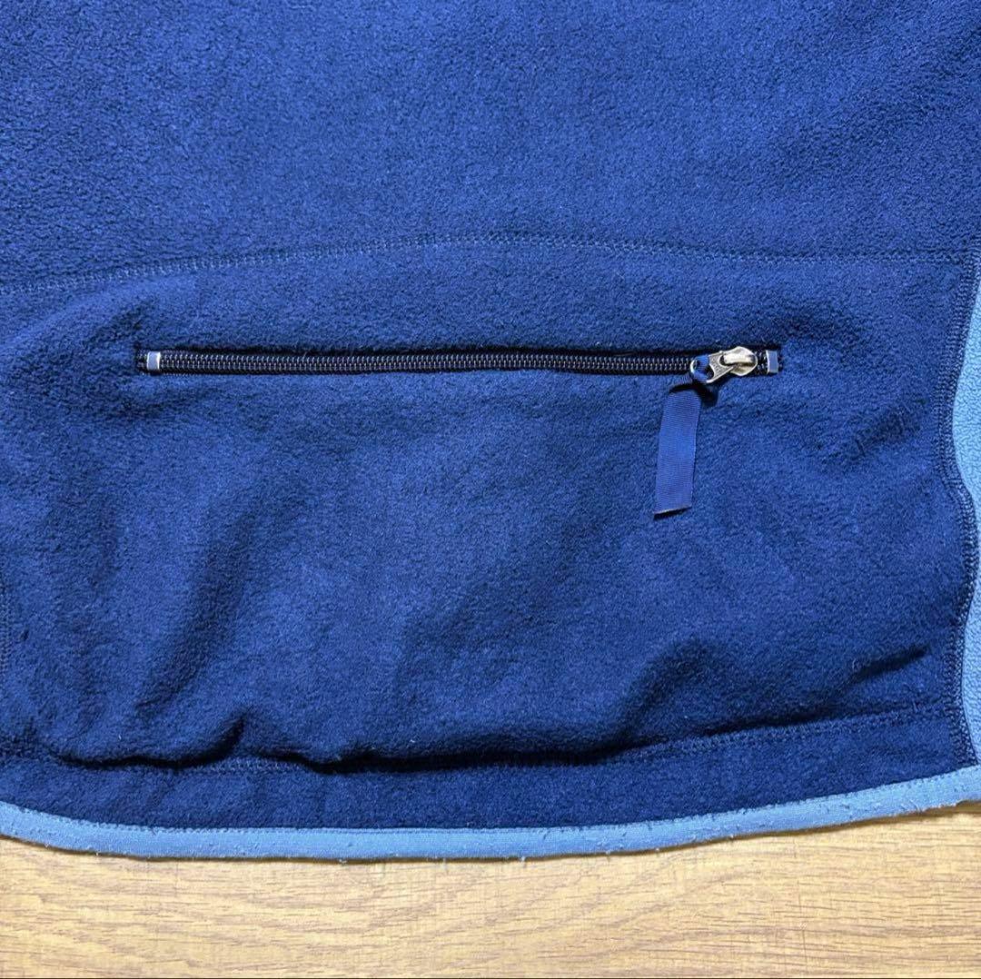 パタゴニア 00年 usa製 フライヤーフリースベスト 刺繍ロゴ 水色 M 希少