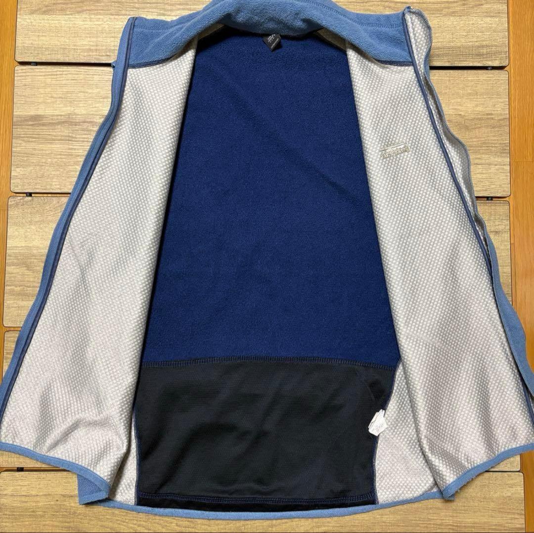 パタゴニア 00年 usa製 フライヤーフリースベスト 刺繍ロゴ 水色 M 希少