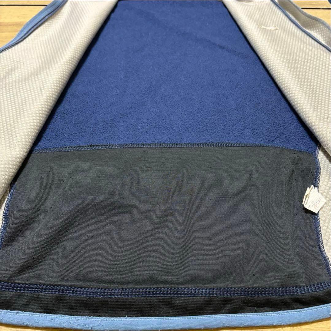 パタゴニア 00年 usa製 フライヤーフリースベスト 刺繍ロゴ 水色 M 希少