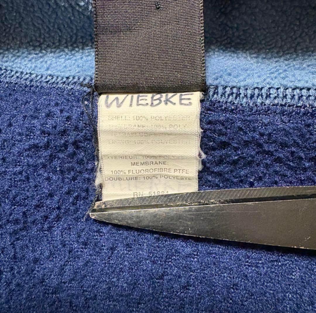 パタゴニア 00年 usa製 フライヤーフリースベスト 刺繍ロゴ 水色 M 希少