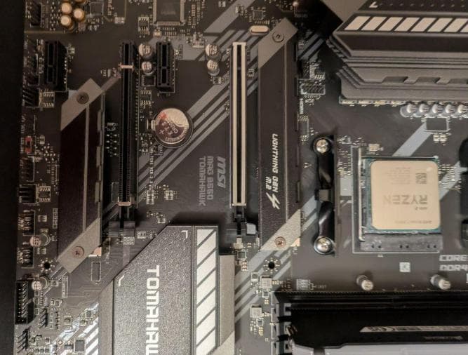 ryzen7 5800x MSI B550 DDR4-3600MHz16×2