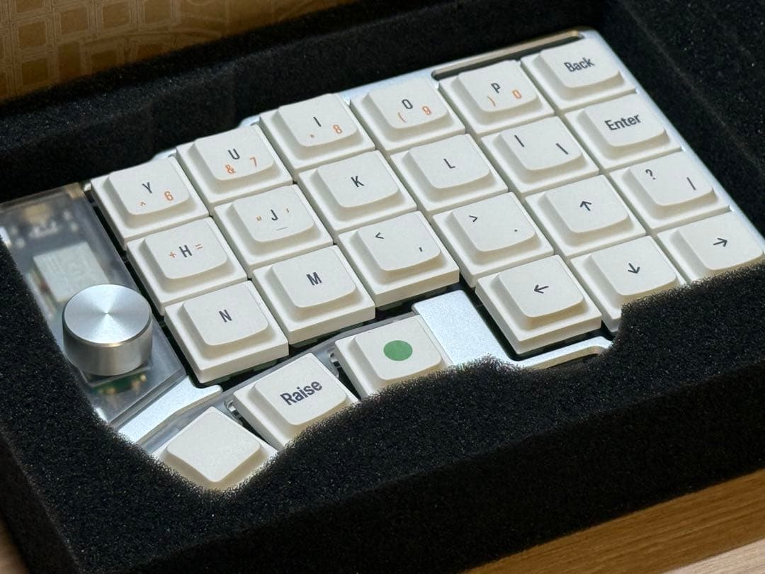 Cornix LP 分割キーボード シルバー