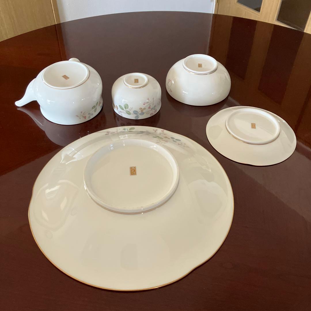 ノリタケ　乃りたけ和食器セット5種類（大皿・中皿・中鉢・湯呑・急須）