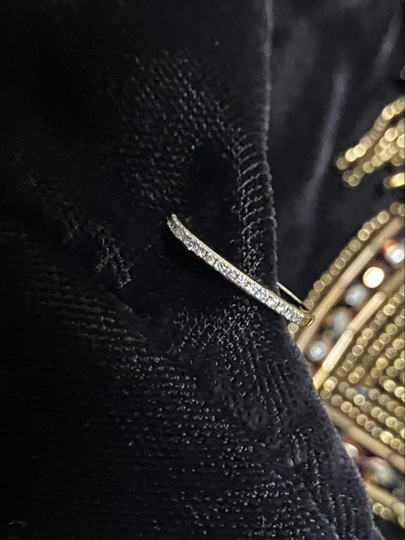 【価格見直し！購入証明書有り】ジュエッテ　K10ブラウンダイヤモンドイヤーカフ