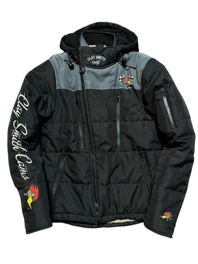 極美品！クレイスミス 中綿 フリース ダブルジップライダースジャケット サイズL