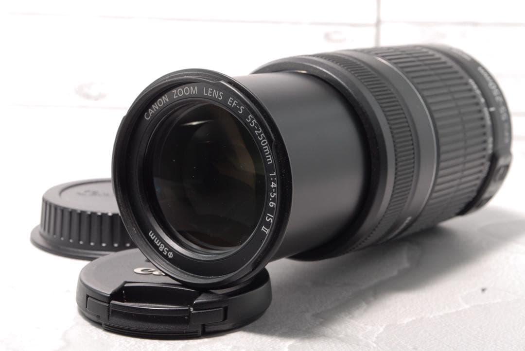 Canon EF-S 55-250mm IS Ⅱ 望遠レンズ 手振れ補正付き
