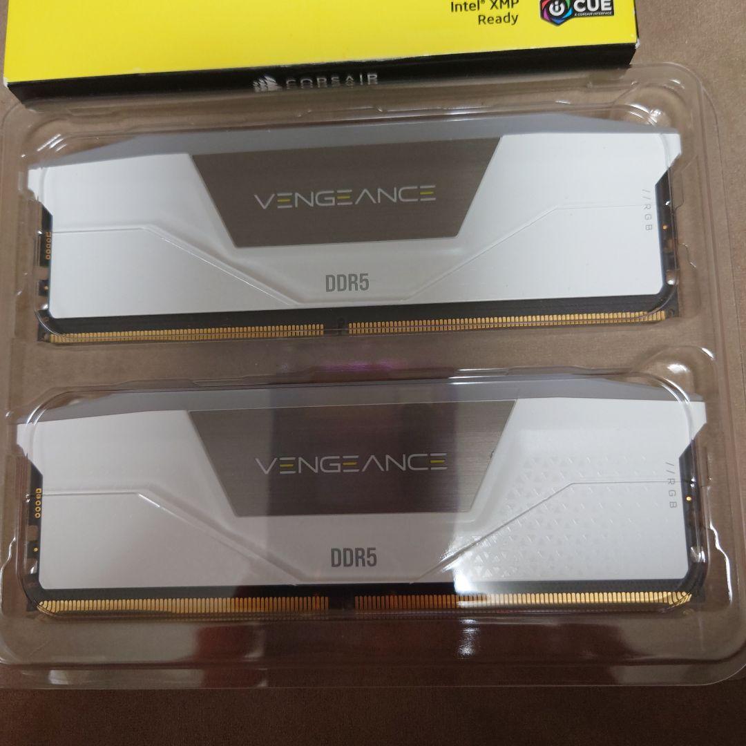 CORSAIR VENGEANCE RGB DDR5 6000MHz 2枚セット