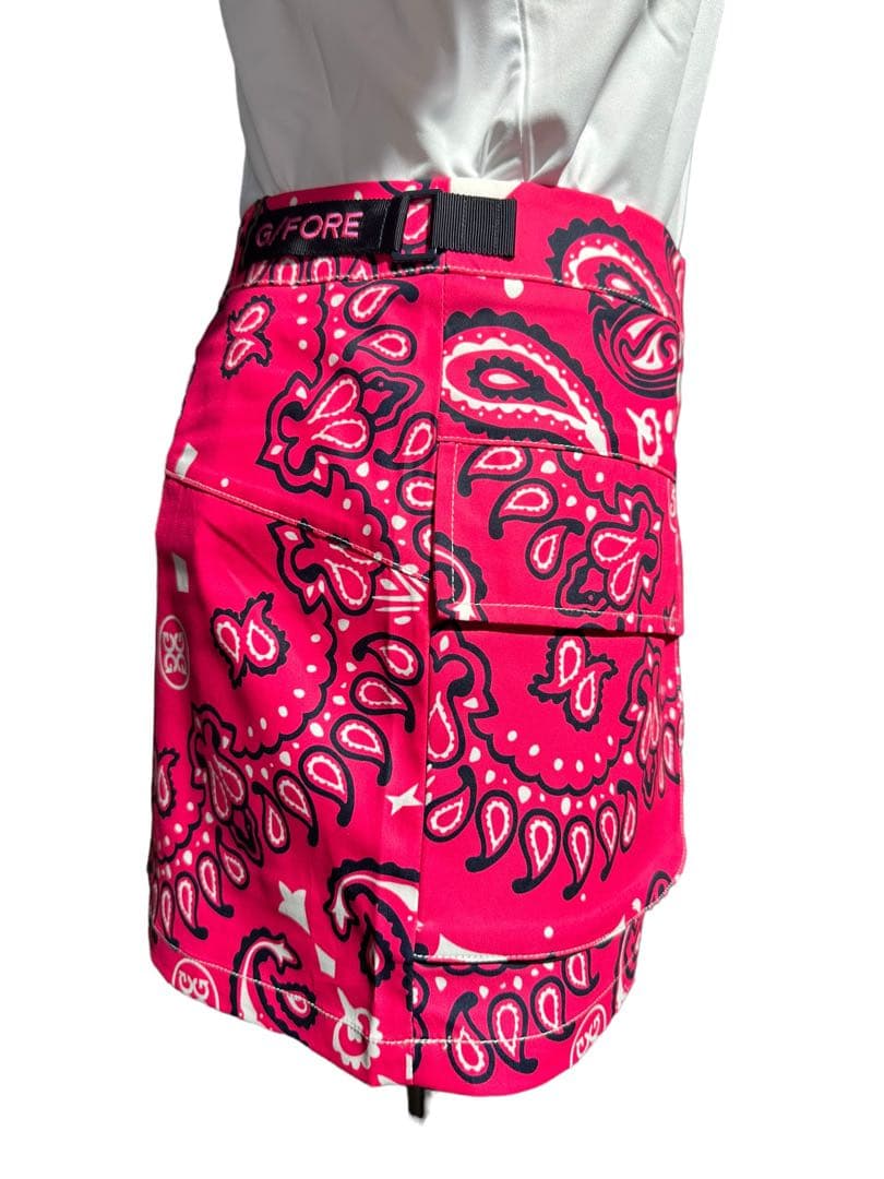 1点のみG/FORE ジーフォアフロントジッパースカートピンクsizeS