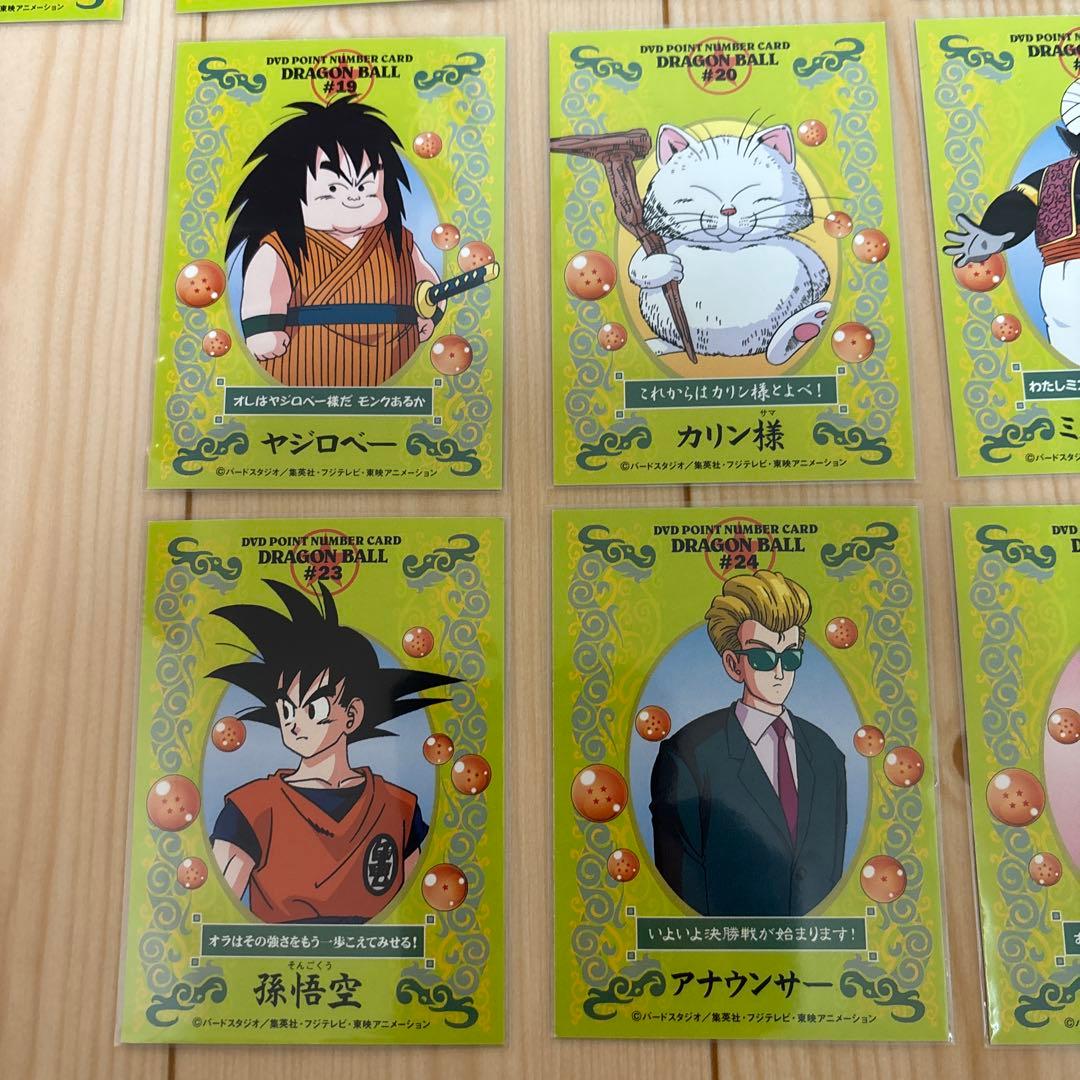 DRAGON BALL ドラゴンボール DVD封入特典 ポイントナンバーカード