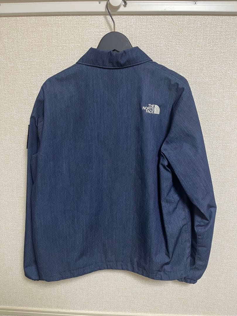 【中古】ザノースフェイス　コーチジャケット　インディゴデニム