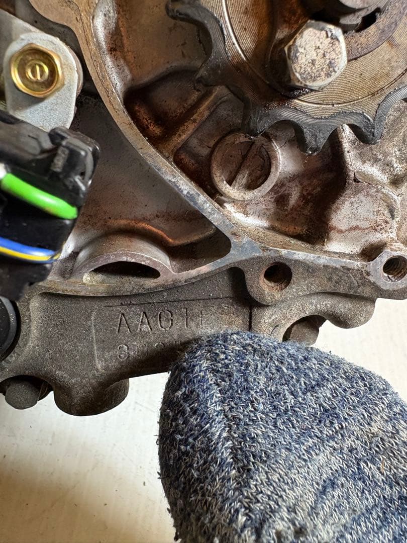 実働　エンジン　3速　リトルカブ　AA01 純正　ホンダ　パーツ　④