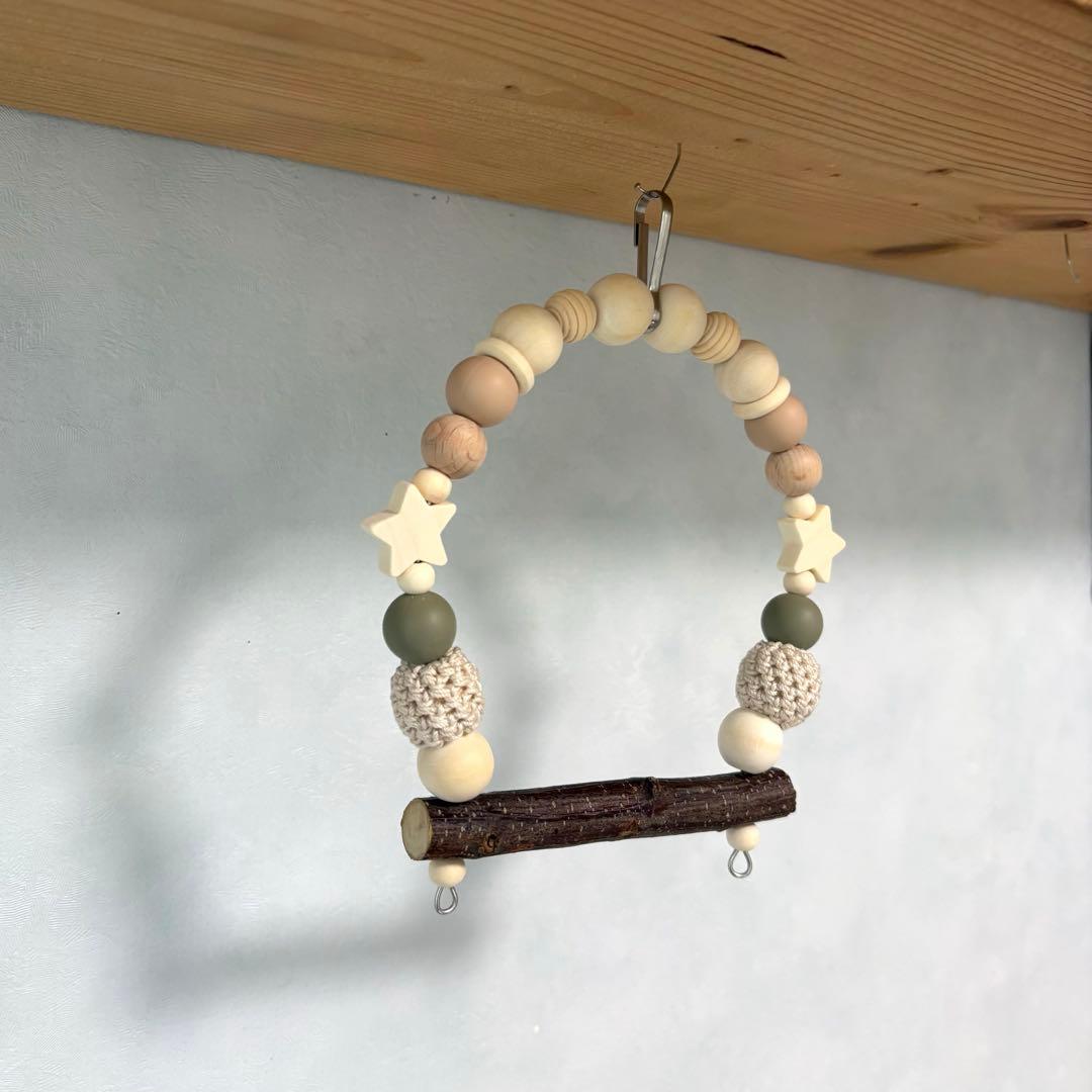 Hina＊『小鳥のブランコ：10cm幅』No.1295