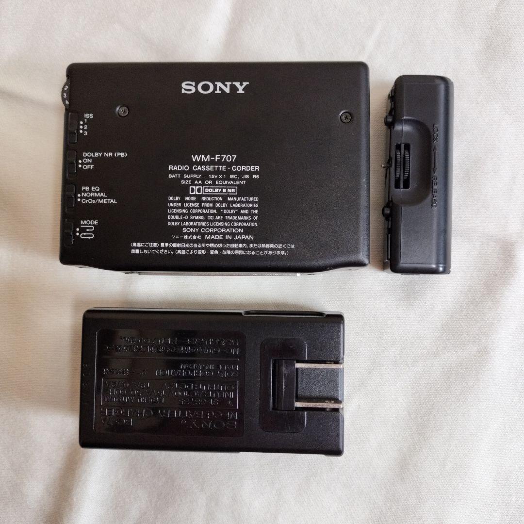 【ジャンク品】SONY ウォークマン WM-F707 ラジオカセットレコーダー