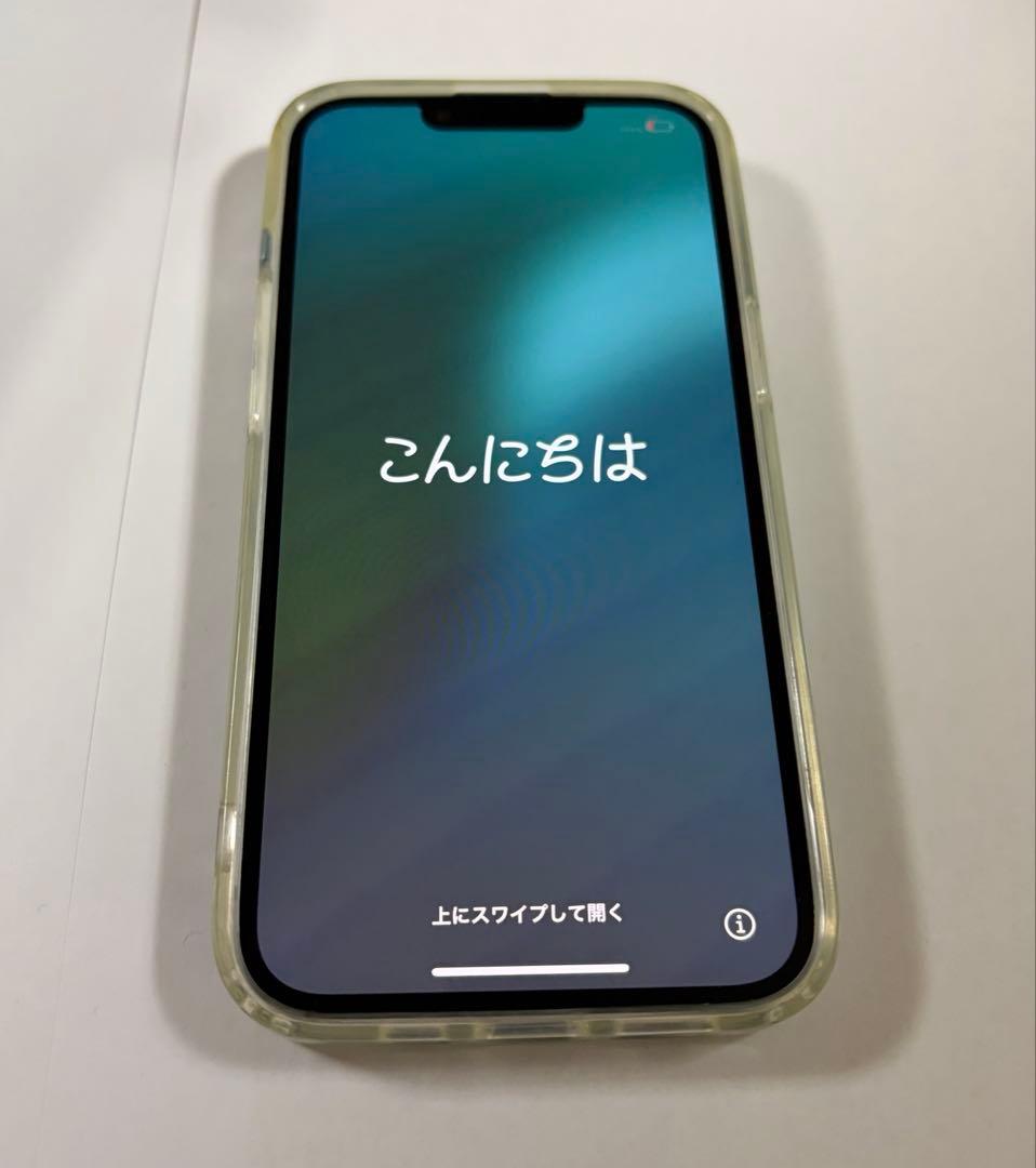 iPhone14 128GB SIMフリー ブルー 美品 ケース2個付き