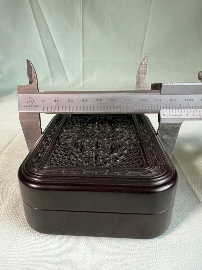 唐木 紫檀 香盒 小物入れ