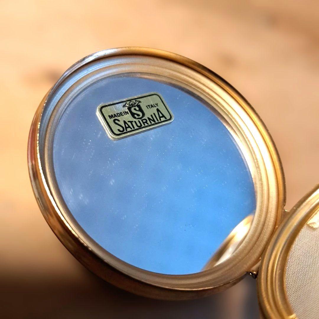 昭和 レトロ 小物入れ コンパクト アクセサリーケース 花柄 イタリア