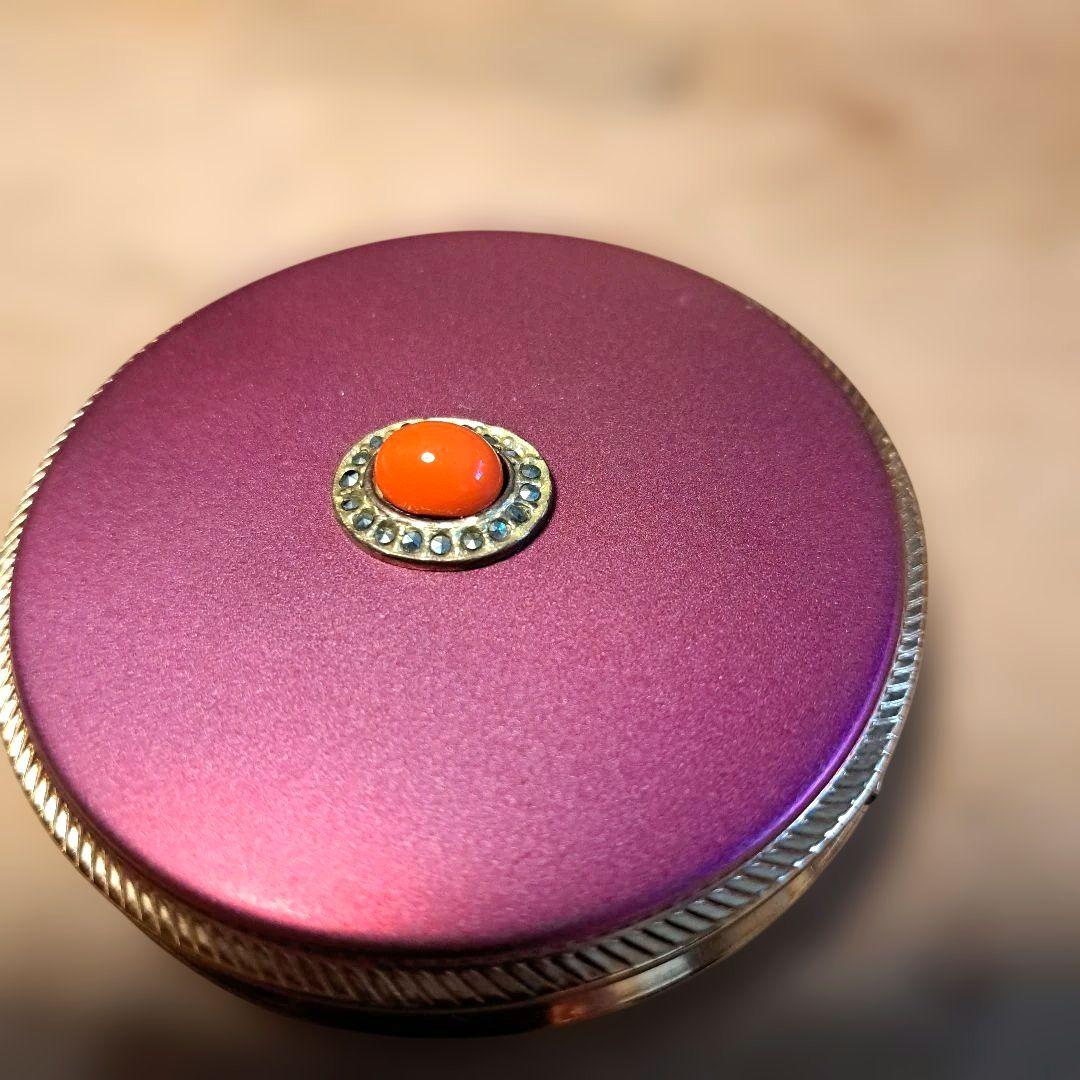 昭和 レトロ 小物入れ コンパクト アクセサリーケース 花柄 イタリア