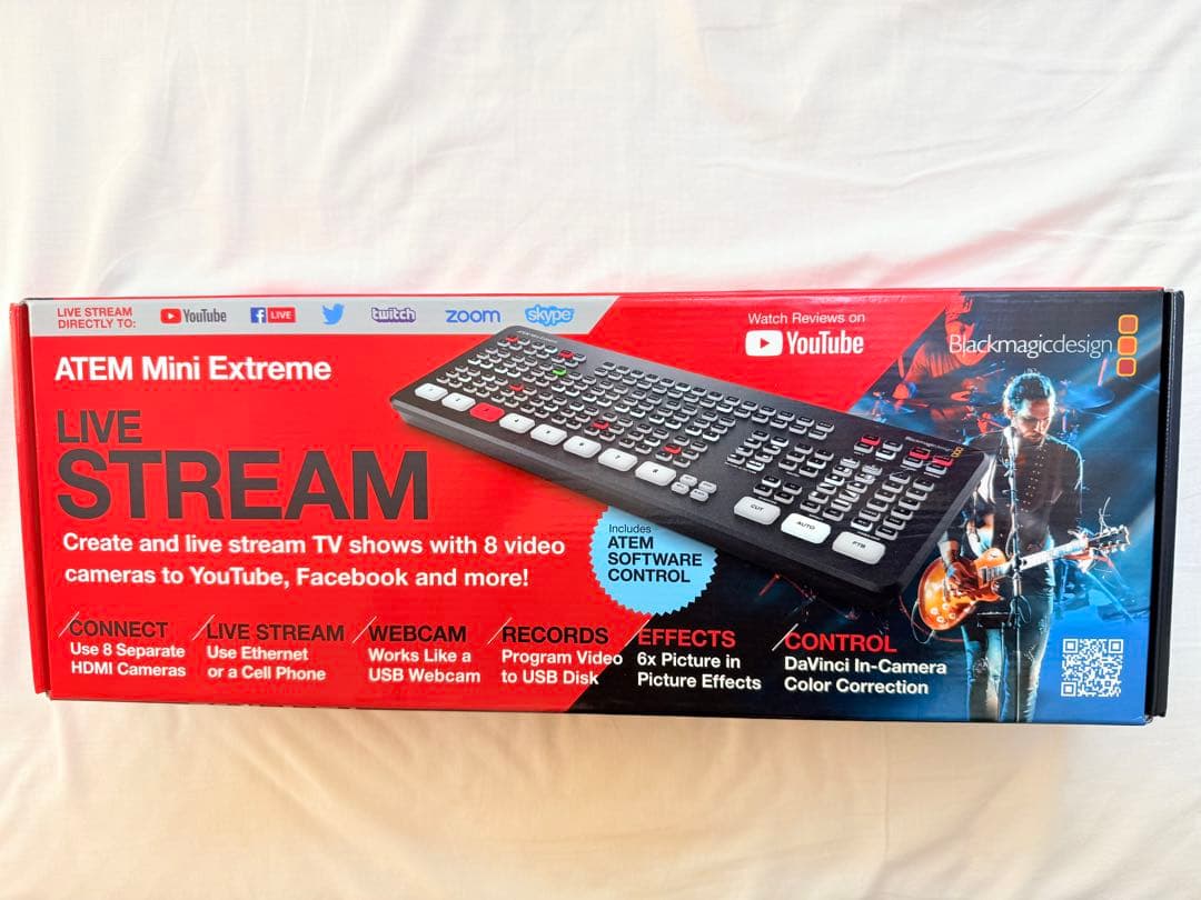 Sara　　ATEM Mini Extreme HDMIスイッチャー