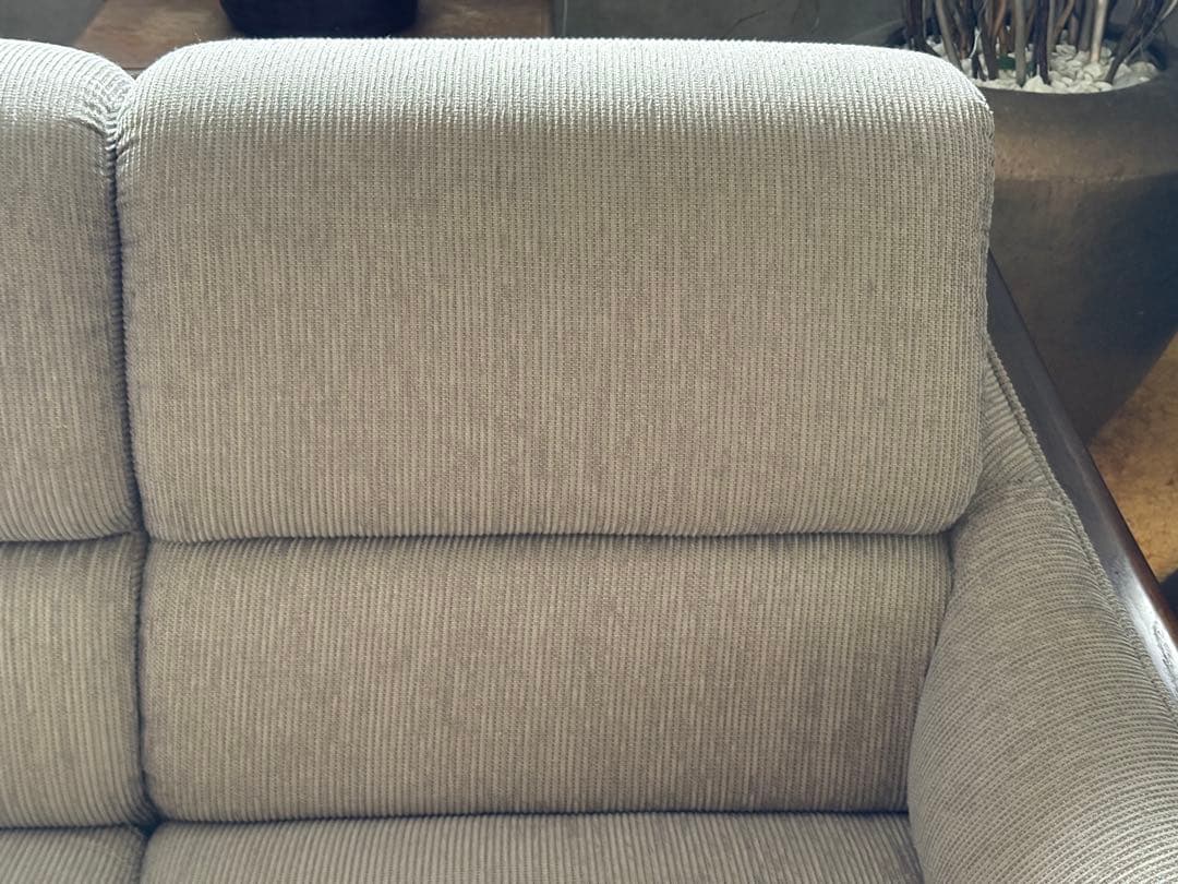 ① 希少　グレーファブリック　セパレートソファ　ビンテージソファ　nZ