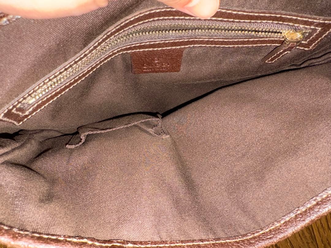 GUCCI トートバッグ ベージュ ブラウン