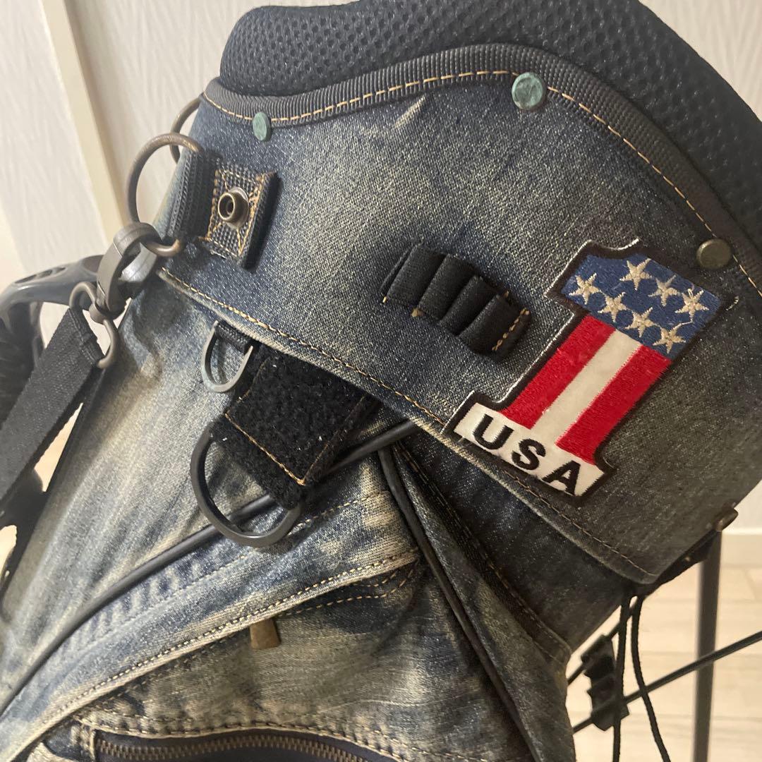 19golf デニムキャデイバッグ(色落加工)8.5インチ