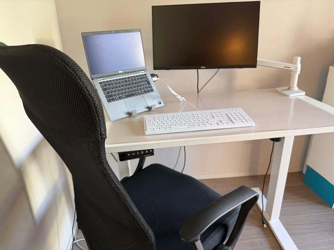 【引取限定/2月10日迄】FlexiSpot EF1 電動昇降デスク ホワイト