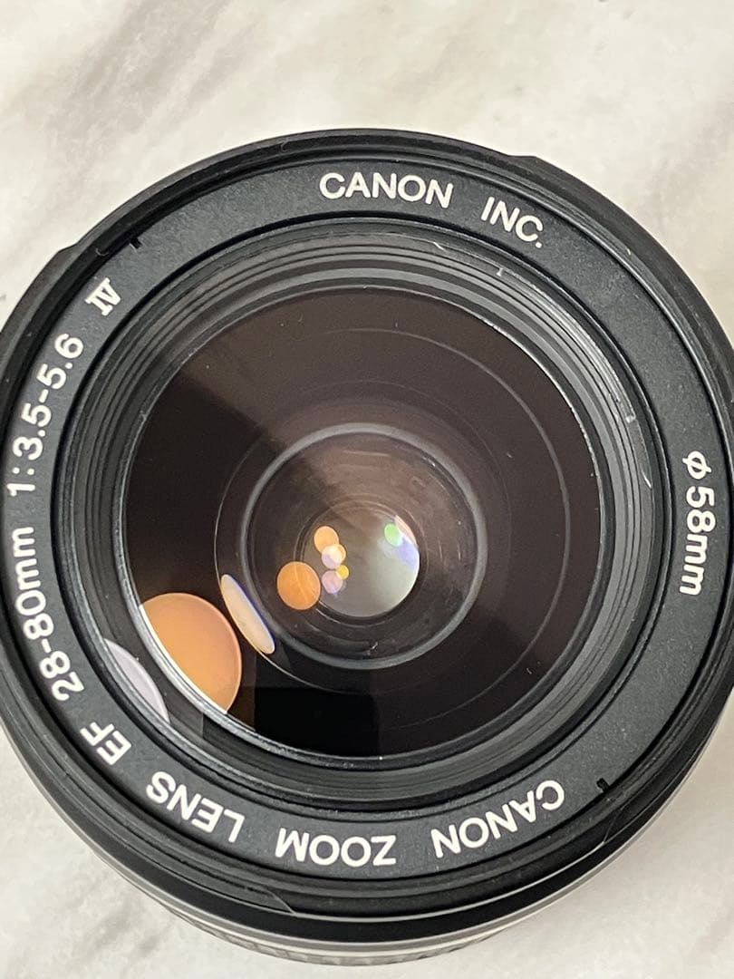 ジャンク★Canon　EOS　Kiss　フィルムカメラ　レンズ2本　バック付