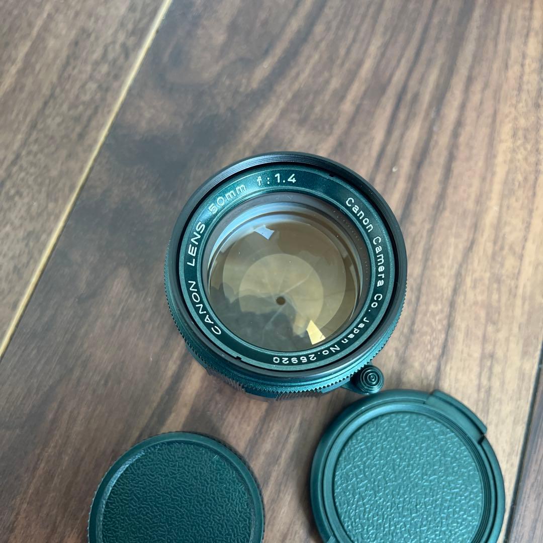 Canon P ＋　canon 50mm f1.4 L39 【グリーン】