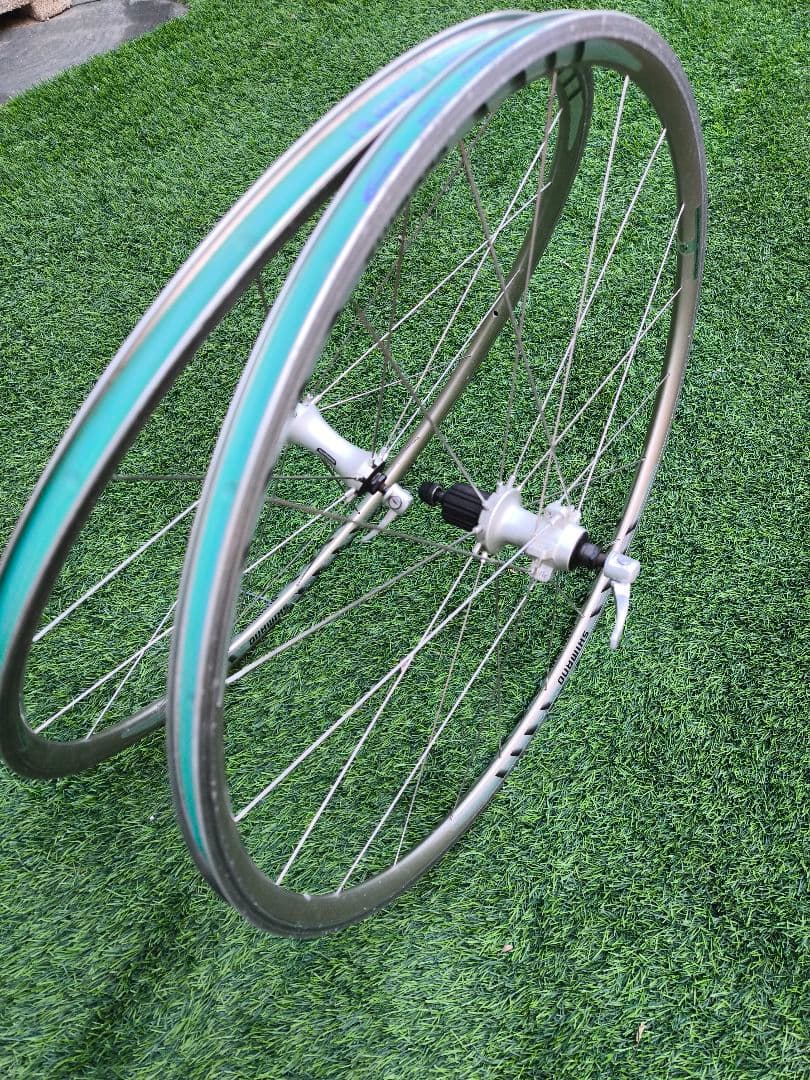 ロードバイク シマノ アルミ ホイール 2個セット