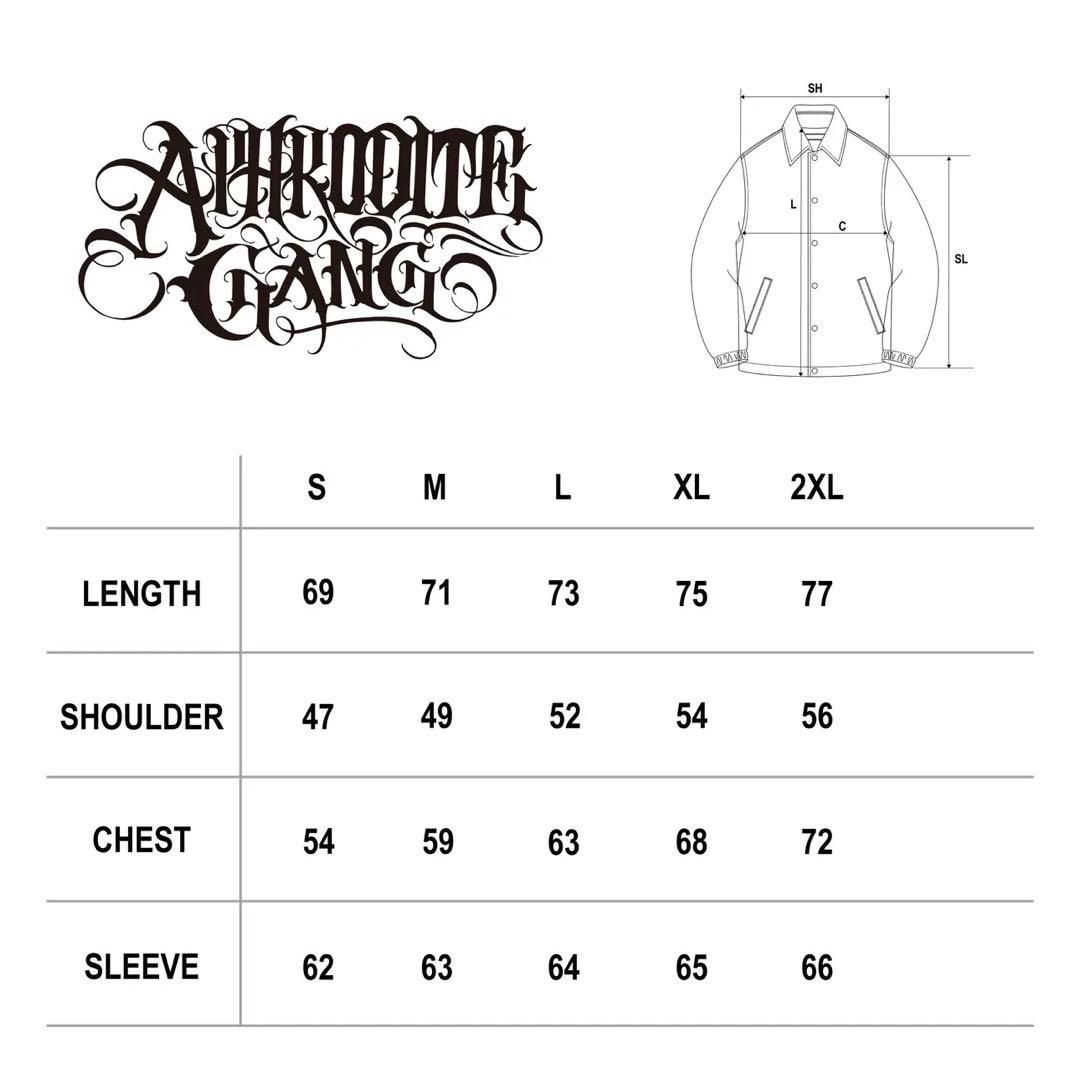 売約済✨APHRODITEGANG/CLASSIC LOGO コーチジャケット